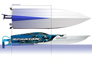 Traxxas Spartan Brushless Electric RC Speed Boat image 5410