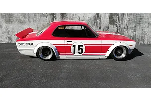 Pandora RC 1/10 Nissan Skyline HT 2000GT-R (KPGC10) Custom Unpainted Body Shell image 54187