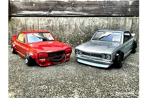 Pandora RC 1/10 Nissan Skyline HT 2000GT-R (KPGC10) Custom Unpainted Body Shell image 54195