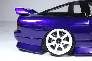 Pandora RC 1/10 Rear Wing Spoiler Version 1 (180SX) Unpainted Body Shell image 54203