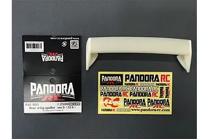 Pandora RC 1/10 Rear Wing Spoiler Version 3 (S14) Unpainted Body Shell image 54218