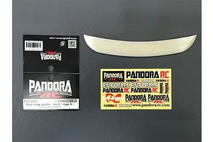 Pandora RC 1/10 Rear Wing Spoiler Version 4 Type A Unpainted Body Shell image 54224