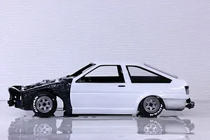 Pandora RC 1/10 AE86 Inner Set Unpainted Body Shell image 54232