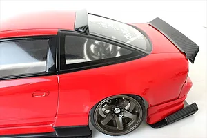 Pandora RC 1/10 Headlight & Hood Set (Carbon Style) Unpainted Body Shell image 54244