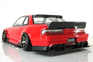 Pandora RC 1/10 Headlight & Hood Set (Carbon Style) Unpainted Body Shell image 54245