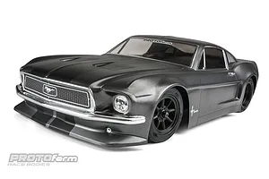 Protoform 1/10 1968 Ford Mustang Unpainted VTA Body Shell image 54422