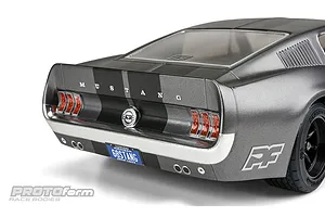 Protoform 1/10 1968 Ford Mustang Unpainted VTA Body Shell image 54424