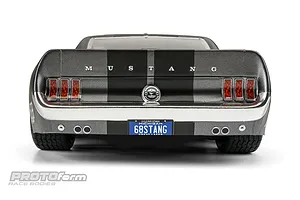 Protoform 1/10 1968 Ford Mustang Unpainted VTA Body Shell image 54426