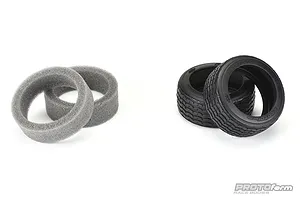 Pro-Line 1.9" VTA 26mm Front Tyres on 8-Spoke Black Rims - Glued Wheels 2Pcs image 54451