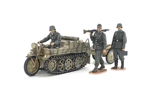 Tamiya 1/35 German Sd.Kfz.2 Kettenkraftrad (Mid-Production) Scaled Plastic Model Kit image 54788
