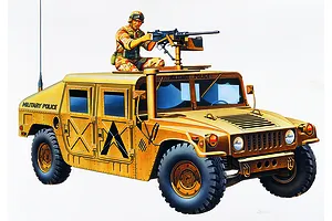 Academy 1/35 U.S. M-1024 Armoured Carrier Scaled Plastic Model Kit image 54948