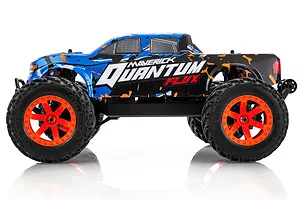 Maverick Quantum MT Flux RC Truggy Electric Brushless 4WD 1/10 Scale RTR with Upgraded Parts - Blue/Orange image 55106