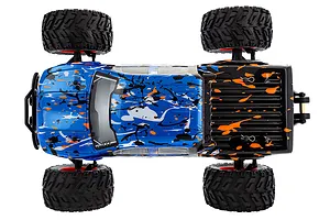 Maverick Quantum MT Flux RC Truggy Electric Brushless 4WD 1/10 Scale RTR with Upgraded Parts - Blue/Orange image 55109