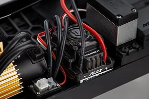 Maverick Quantum MT Flux RC Truggy Electric Brushless 4WD 1/10 Scale RTR with Upgraded Parts - Blue/Orange image 55113