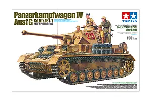 Tamiya 1/35 German Panzerkampfwagen IV Ausf.G (Early Production) Tank Scaled Plastic Model Kit image 55311