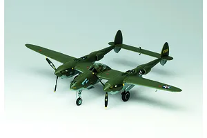 Academy 1/48 P-38F Lightning "Glacier Girl" Bomber Scaled Plastic Model Kit image 55392