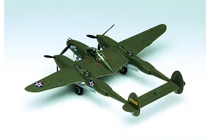 Academy 1/48 P-38F Lightning "Glacier Girl" Bomber Scaled Plastic Model Kit image 55393