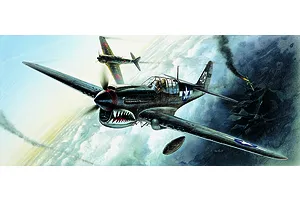 Academy 1/72 RAAF P-40M/N Fighter Scaled Plastic Model Kit w/ Australian Forces Insignia image 55409