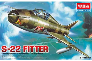 Academy 1/144 S-22 Fitter Bomber Scaled Plastic Model Kit