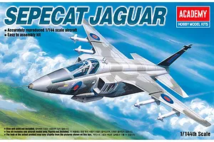 Academy 1/144 Sepecat Jaguar Fighter Scaled Plastic Model Kit