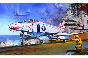 Academy 1/48 USN F-4B "VF-11 Sundowners" Phantom II MCP Scaled Plastic Model Kit image 55557