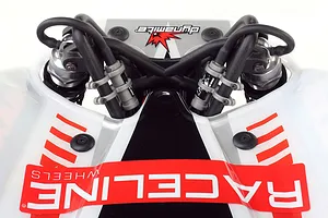 Losi Super Rock Rey V2 RC Rock Racer Electric Brushless 4WD 1/6 Scale RTR - White image 55583