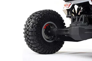 Losi Super Rock Rey V2 RC Rock Racer Electric Brushless 4WD 1/6 Scale RTR - White image 55585