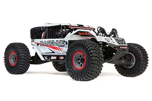 Losi Super Rock Rey V2 RC Rock Racer Electric Brushless 4WD 1/6 Scale RTR - White image 55588
