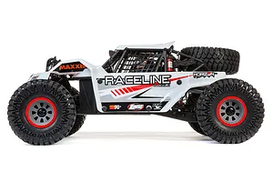 Losi Super Rock Rey V2 RC Rock Racer Electric Brushless 4WD 1/6 Scale RTR - White image 55590