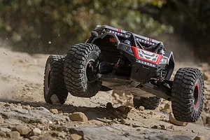 Losi Super Rock Rey V2 RC Rock Racer Electric Brushless 4WD 1/6 Scale RTR - Grey image 55599