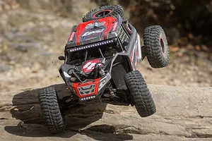 Losi Super Rock Rey V2 RC Rock Racer Electric Brushless 4WD 1/6 Scale RTR - Grey image 55602