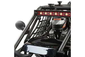 Losi Super Rock Rey V2 RC Rock Racer Electric Brushless 4WD 1/6 Scale RTR - Grey image 55611