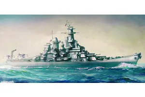 Academy 1/700 USS Missouri BB-63 Battleship Scaled Plastic Model Kit w/ Photo-Etched Parts image 55675
