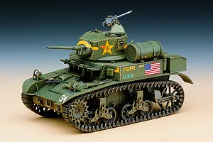 Academy 1/35 U.S. M3A1 Stuart Light Tank Scaled Plastic Model Kit image 55728