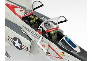 Tamiya 1/48 McDonnell Douglas F-4B Phantom II Fighter Jet Scaled Plastic Model Kit image 55751