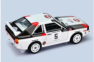 NuNu 1/24 Audi Sport Quattro S1 ('86 US Olympus Rally) Scaled Plastic Model Kit image 55768