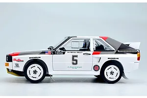 NuNu 1/24 Audi Sport Quattro S1 ('86 US Olympus Rally) Scaled Plastic Model Kit image 55769