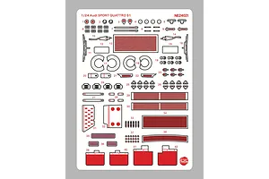 NuNu 1/24 Audi Sport Quattro S1 ('86 US Olympus Rally) Detail Up Parts Set image 55774