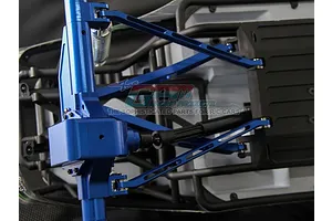 GPM Blue Aluminium Lower Thread Rods 4Pcs image 55869