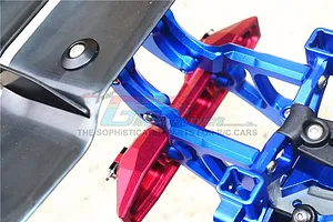 GPM Blue Aluminium Rear Wing Mounts 2Pcs w/ Hardware image 55887