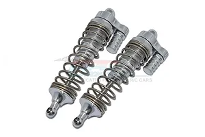 GPM Silver Aluminium 177mm 5ive-T Adjustable Piggyback Shocks
