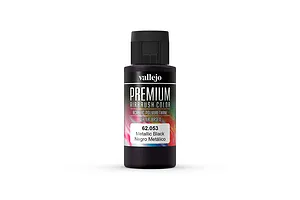 Vallejo Metallic Black Polyurethane Premium Airbrush Colour 60ml