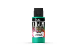 Vallejo Metallic Green Polyurethane Premium Airbrush Colour 60ml image 55987