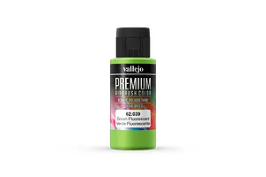 Vallejo Fluorescent Green Polyurethane Premium Airbrush Colour 60ml image 55993