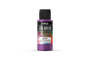 Vallejo Fluorescent Violet Polyurethane Premium Airbrush Colour 60ml image 55997