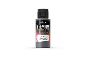 Vallejo Gunmetal Polyurethane Premium Airbrush Colour Paint 60ml image 56020