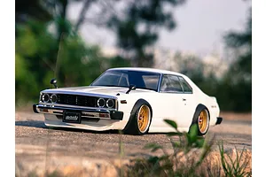 Killerbody 1/10 1977 Skyline Hardtop 2000 GT-ES Whte Painted Body Shell w/ Decals image 56085