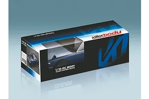 Killerbody 1/10 1977 Nissan Skyline Hardtop 2000 GT-ES Blue Painted Body Shell image 56100