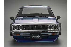 Killerbody 1/10 1977 Nissan Skyline Hardtop 2000 GT-ES Blue Painted Body Shell image 56108