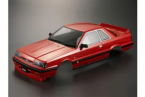 Killerbody 1/10 Nissan Skyline R31 Red Painted Body Shell w/ Decals image 56135
